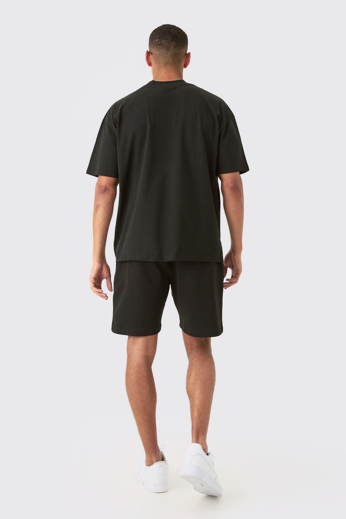 Premium Men's Oversized Printed T-Shirt | Trendy Streetwear Graphic Tee | Soft Cotton Baggy Fit | Urban Hip Hop Style | Drop Shoulder Casual T-Shirt for Men - Black Hyraa Club